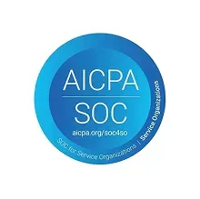AICPA SOC certification badge for Service Organizations.