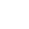 White circle with jagged edges on a black background.