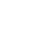 A pixelated white circle on a transparent background.
