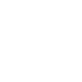 White circular shape with a pixelated, stepped edge pattern.